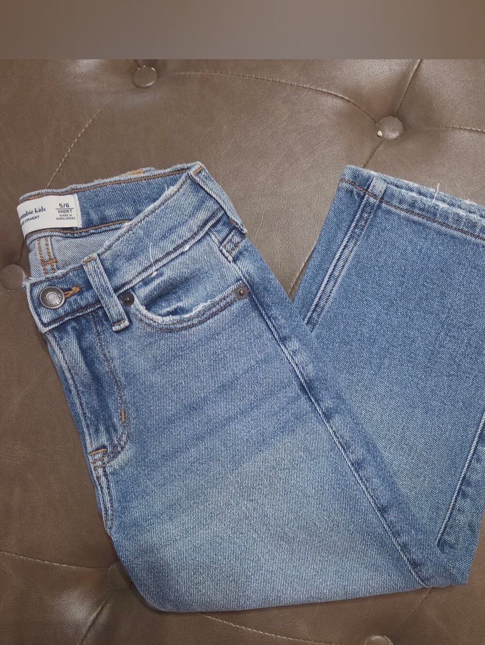 Abercrombie & Fitch Kids Relaxed Straight Leg Jeans
